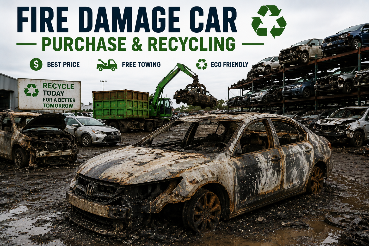 Fire Damaged Car